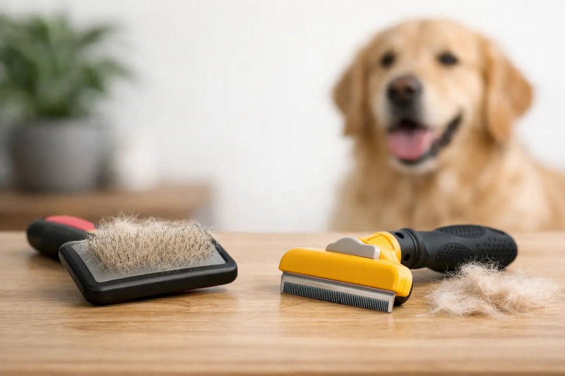Slicker Brush vs Deshedding Tool