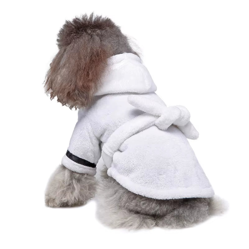PawDry Hooded Bathrobe: Quick-Dry Comfort for Your Happy Dog - Operation Cozy Paws