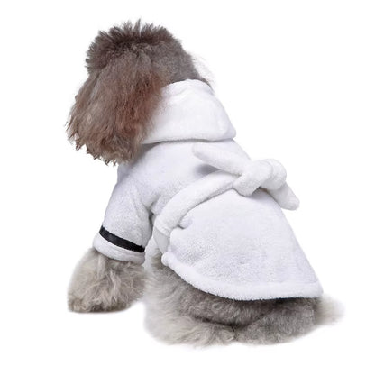 PawDry Hooded Bathrobe: Quick-Dry Comfort for Your Happy Dog - Operation Cozy Paws