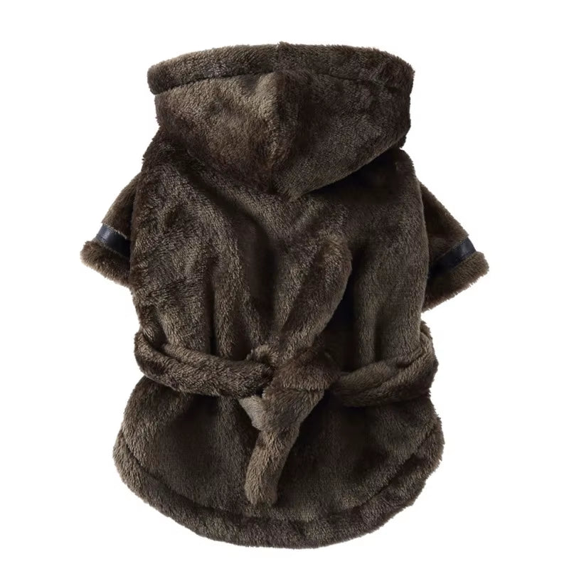 PawDry Hooded Bathrobe: Quick-Dry Comfort for Your Happy Dog - Operation Cozy Paws
