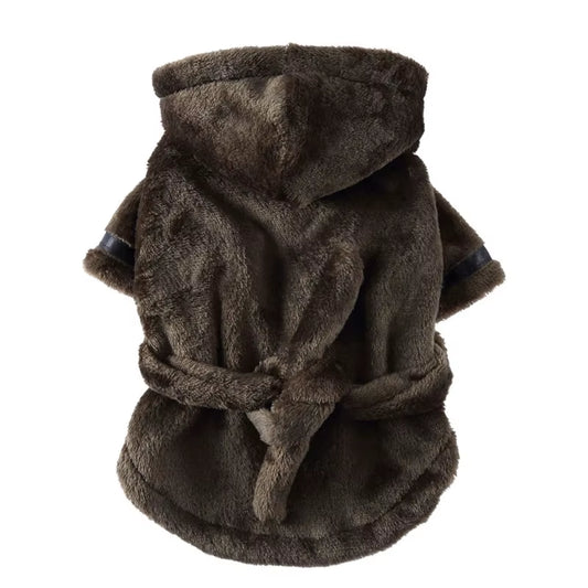 PawDry Hooded Bathrobe: Quick-Dry Comfort for Your Happy Dog - Operation Cozy Paws