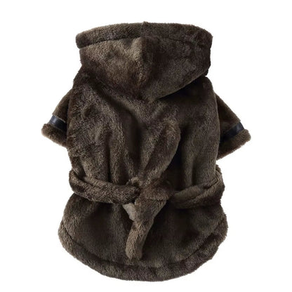 PawDry Hooded Bathrobe: Quick-Dry Comfort for Your Happy Dog - Operation Cozy Paws
