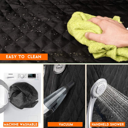 Dog Car Seat Cover Waterproof – Non‑Slip Back Seat Protector for Cars & SUVs - Operation Cozy Paws