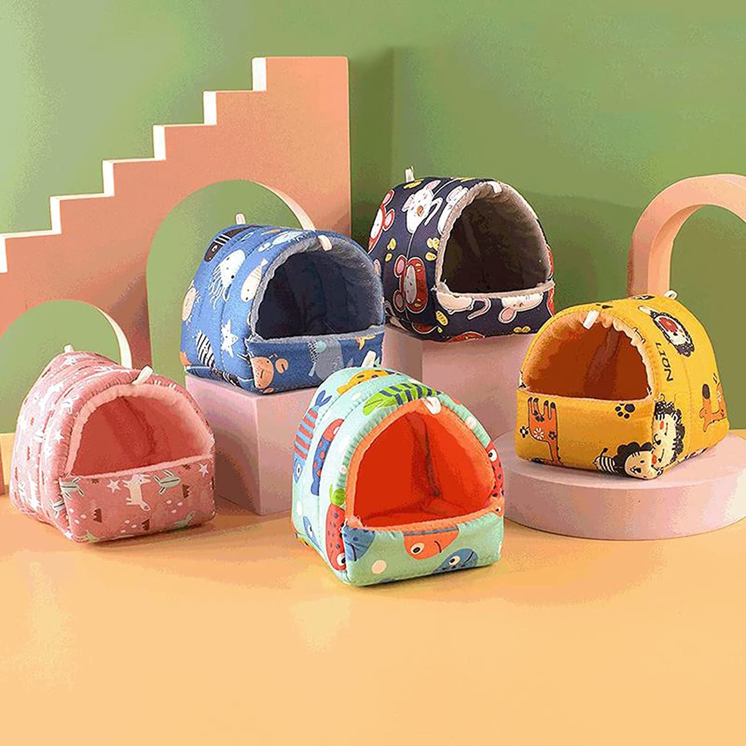 Warm Cotton Pet Nest – Washable Small Pet Bed & Hideout for Hamsters, Guinea Pigs & More - Operation Cozy Paws