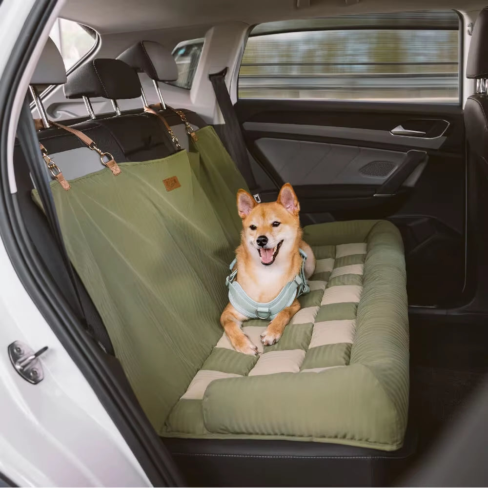 Deluxe Dog Car Seat Bed – Travel in Safety, Lounge in Style - Operation Cozy Paws