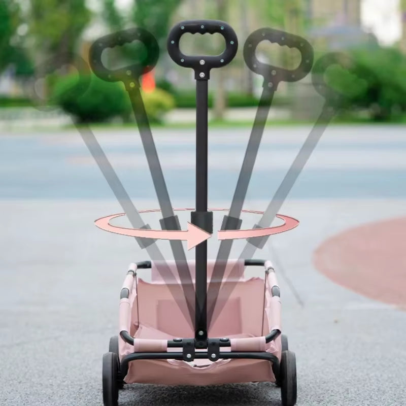 Foldable Pet Stroller – Glide in Style, Stroll in Comfort - Operation Cozy Paws