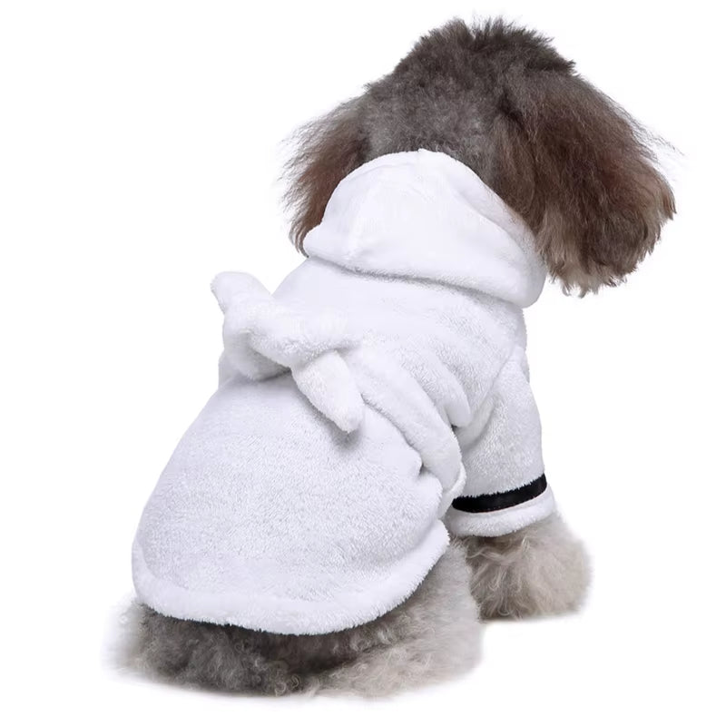 PawDry Hooded Bathrobe: Quick-Dry Comfort for Your Happy Dog - Operation Cozy Paws