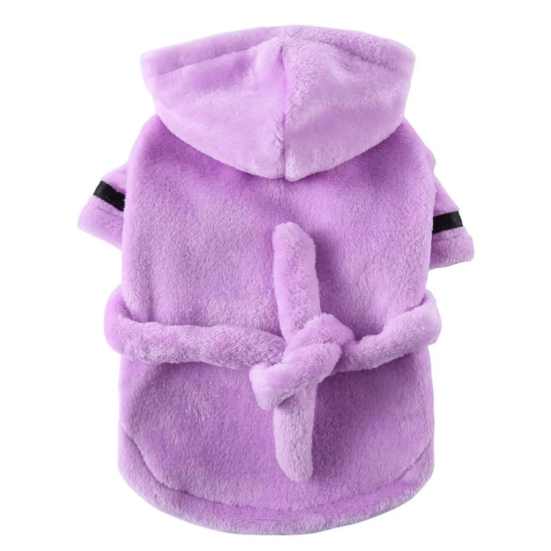 PawDry Hooded Bathrobe: Quick-Dry Comfort for Your Happy Dog - Operation Cozy Paws