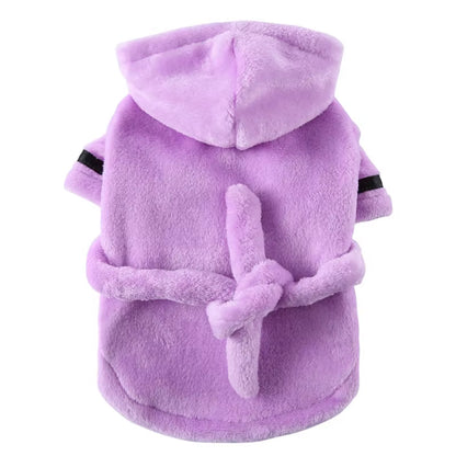 PawDry Hooded Bathrobe: Quick-Dry Comfort for Your Happy Dog - Operation Cozy Paws