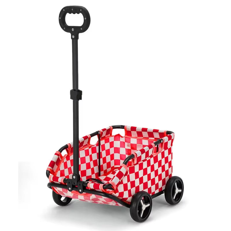 Foldable Pet Stroller – Glide in Style, Stroll in Comfort - Operation Cozy Paws