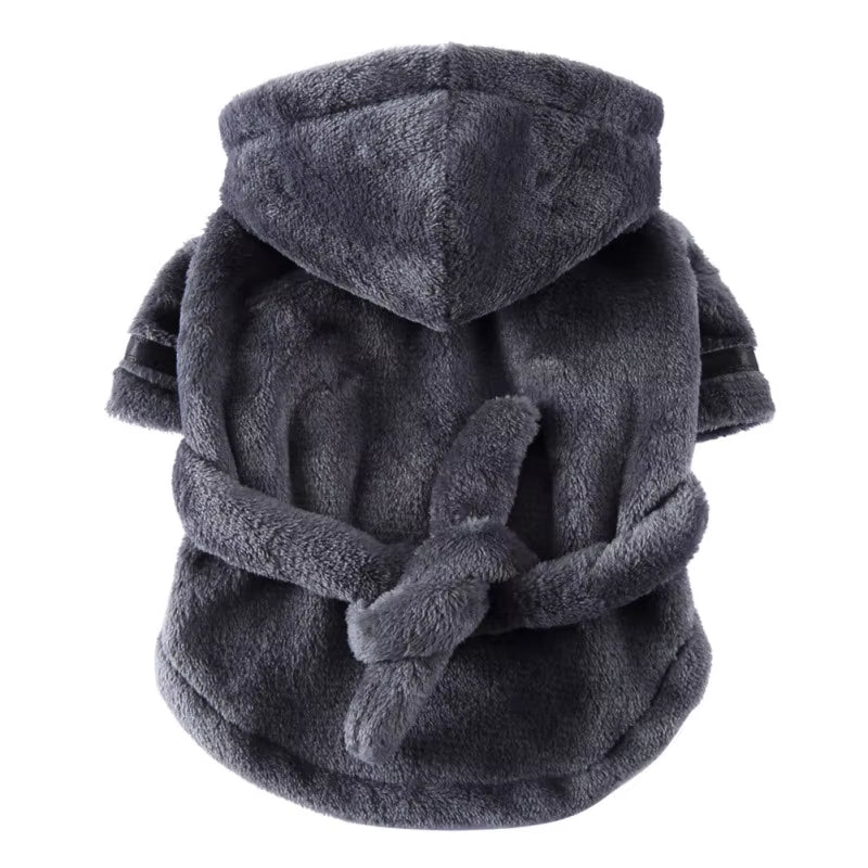 PawDry Hooded Bathrobe: Quick-Dry Comfort for Your Happy Dog - Operation Cozy Paws