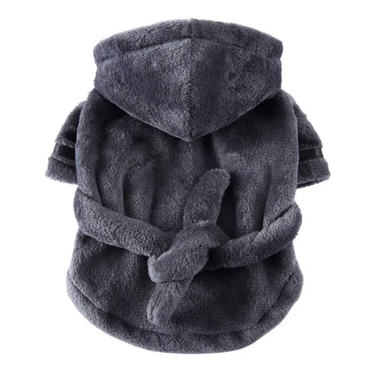 PawDry Hooded Bathrobe: Quick-Dry Comfort for Your Happy Dog - Operation Cozy Paws
