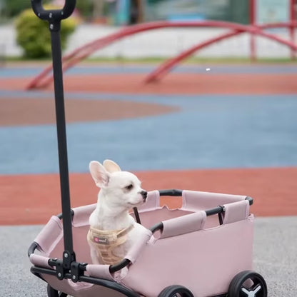 Foldable Pet Stroller – Glide in Style, Stroll in Comfort - Operation Cozy Paws