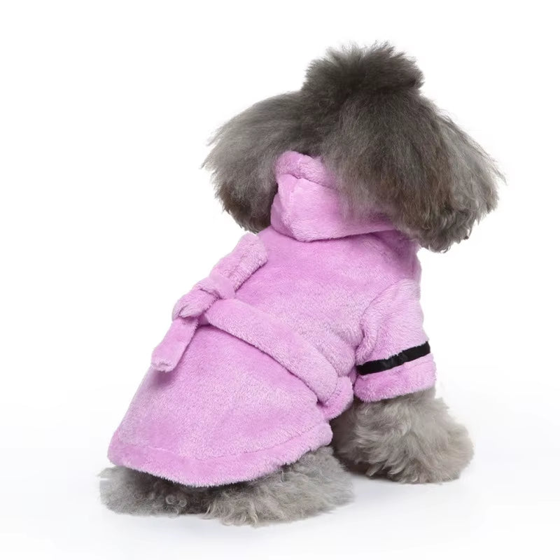 PawDry Hooded Bathrobe: Quick-Dry Comfort for Your Happy Dog - Operation Cozy Paws